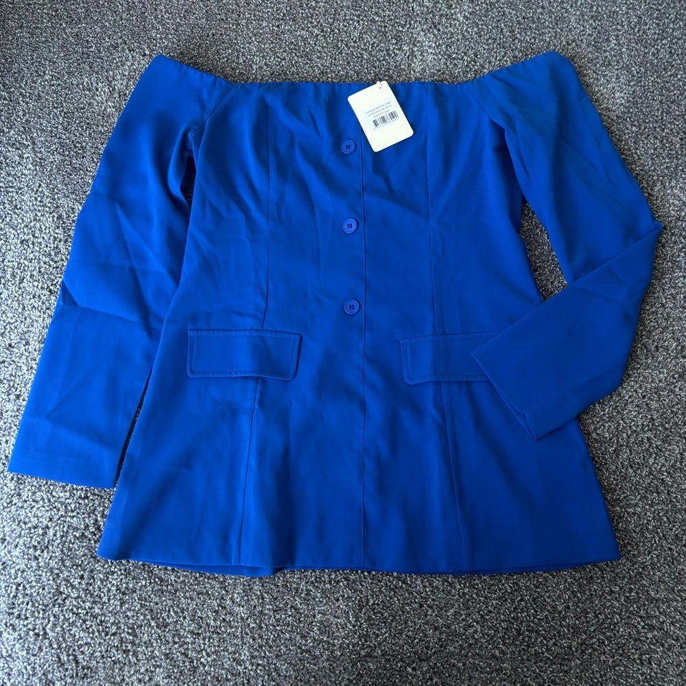 Peppermayo Blue Blazer Dress